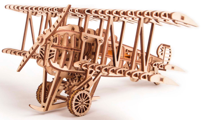 Drewniane puzzle 3D samolot Wood Trick
